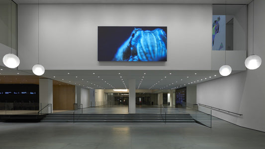 Custom made winches for installation at MoMa by Philippe Parreno