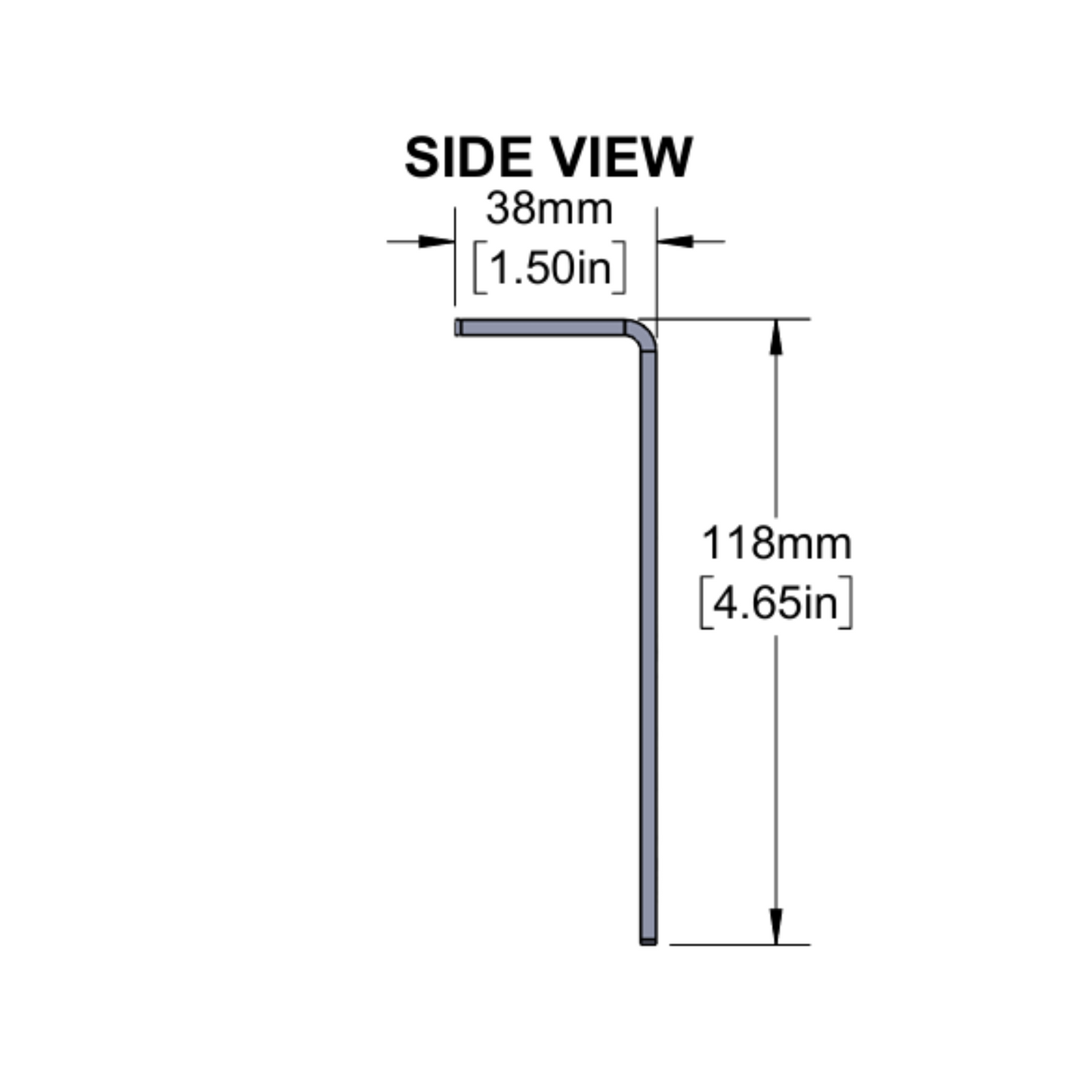 90° Mounting Clamp for DC Motor