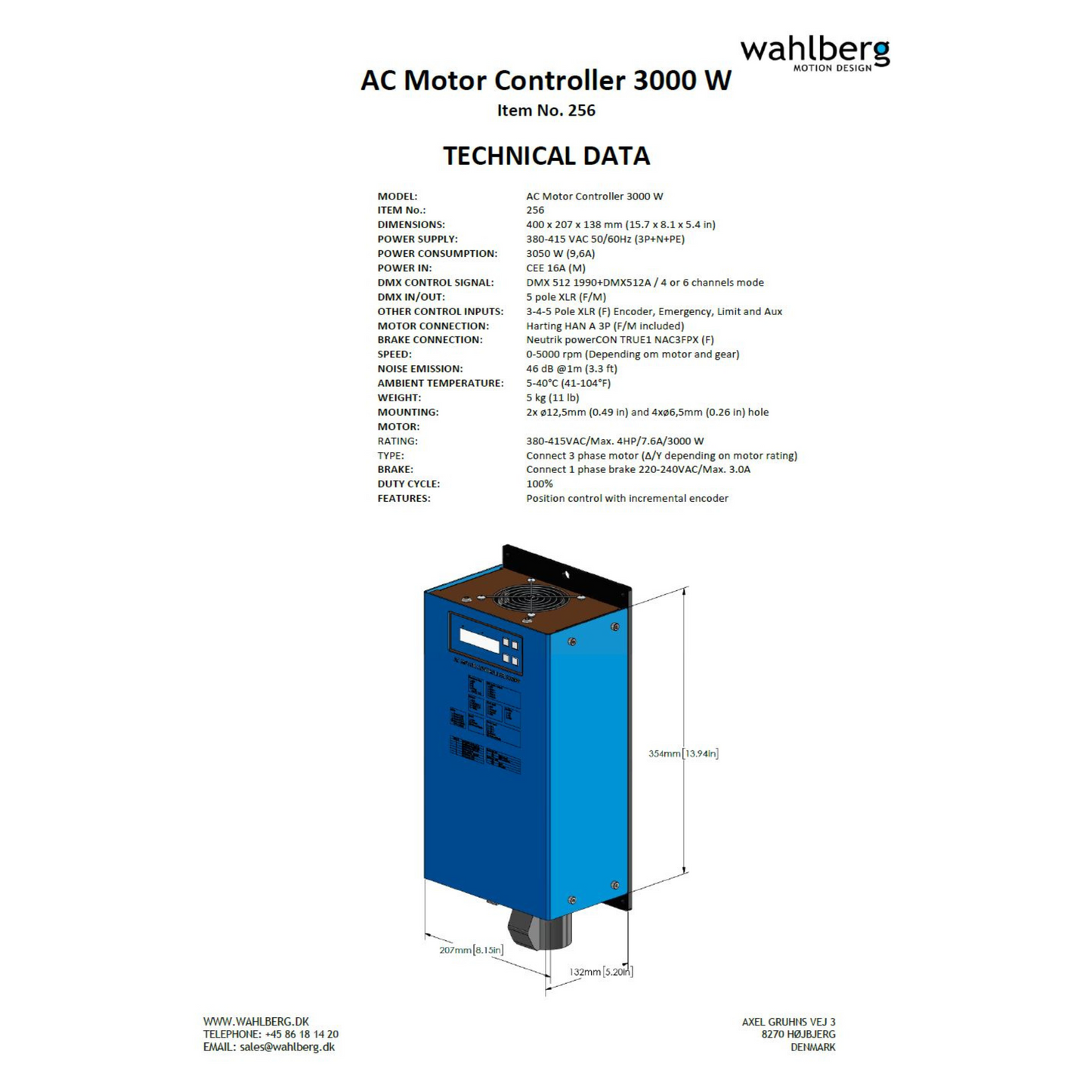 AC Motor Controller 3000 W
