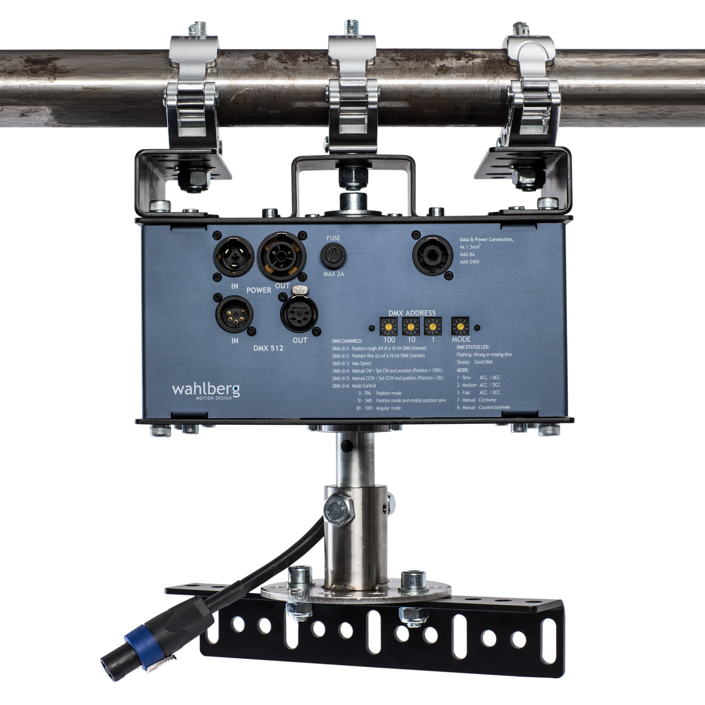 DMX Rotator with Power Outlet