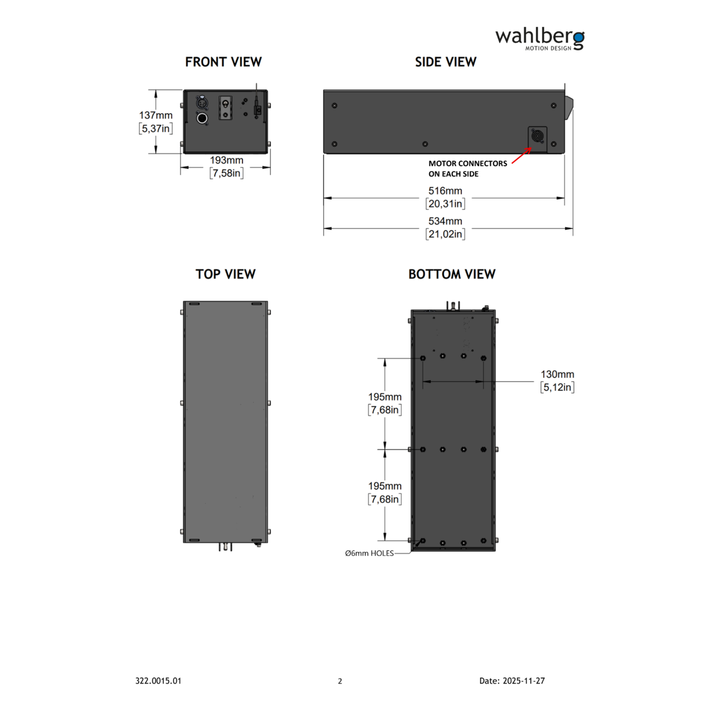 RC Control Box 2x26Ah