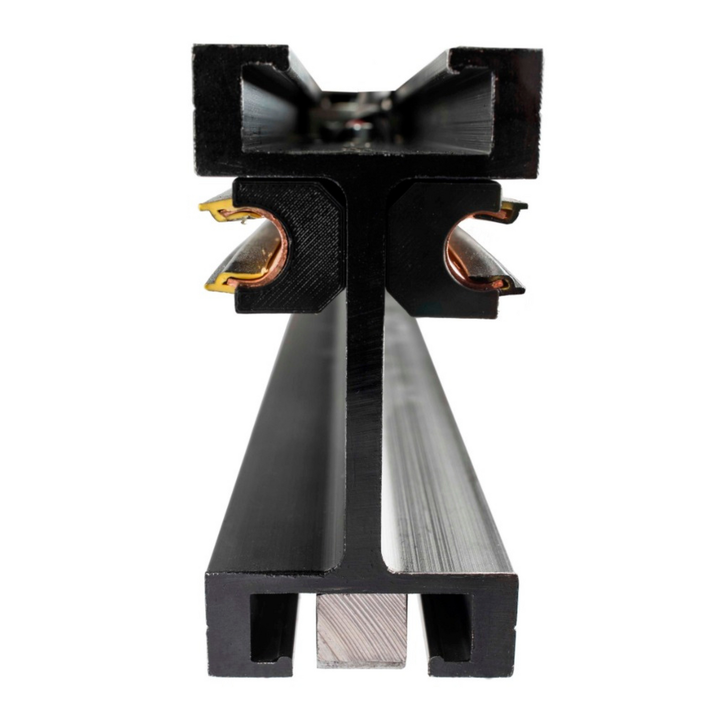 Track Profile with Tooth Rack and Conductor Rail