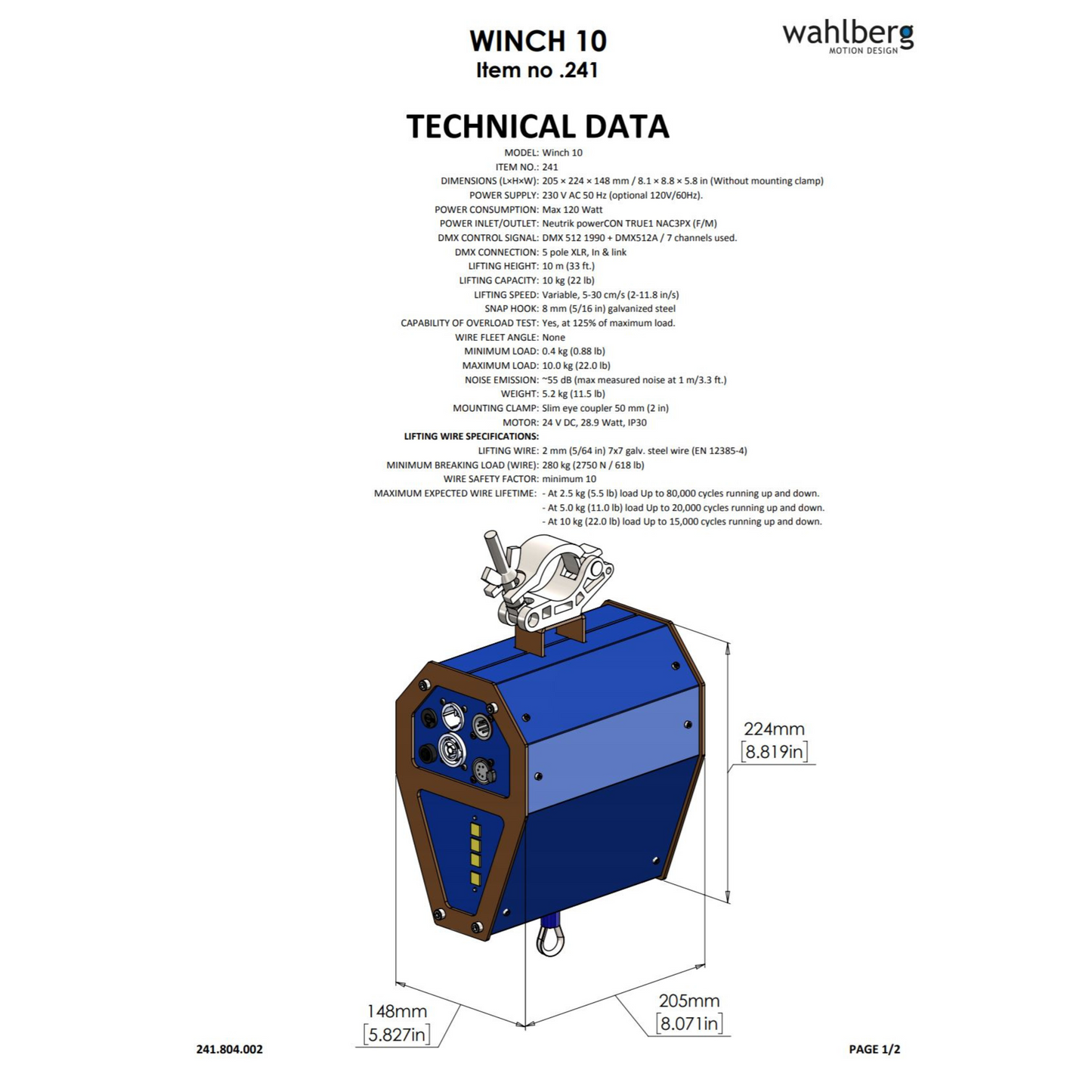 Winch 10