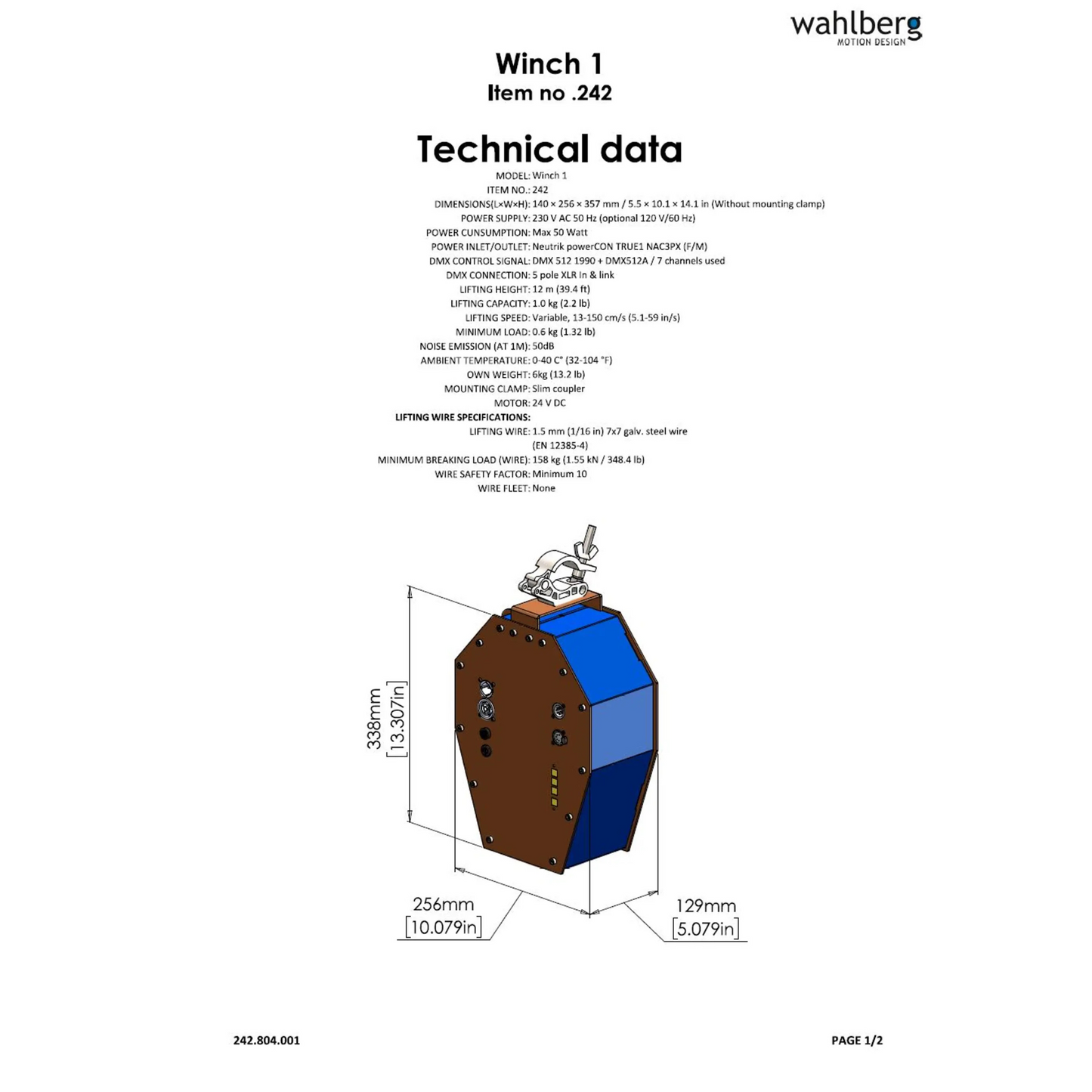 Winch1_Datasheet_1of2
