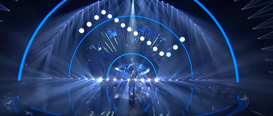 Kinetic lights for The Danish National Song Contest 2019
