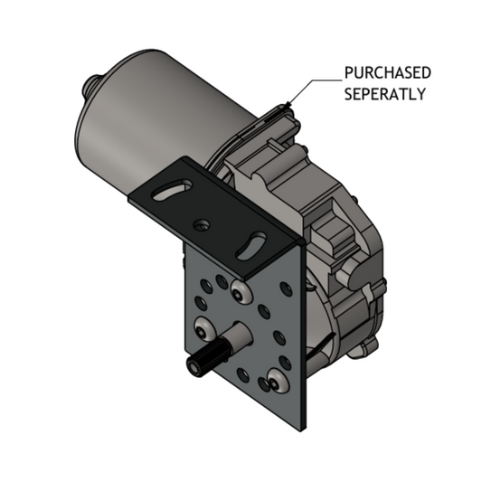 90° Mounting Clamp for DC Motor
