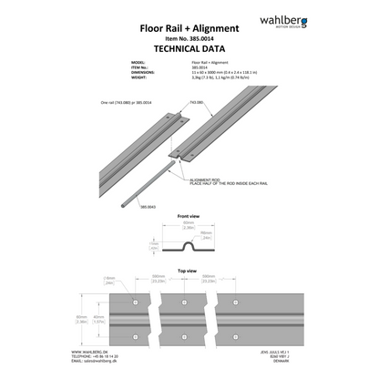 Floor Rail Cart