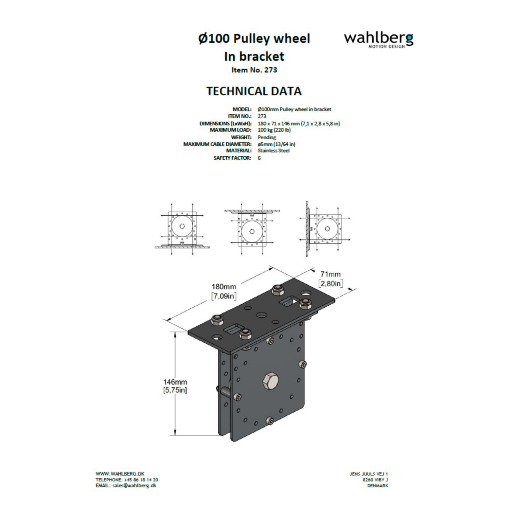 Pulley Wheel Wahlberg Pulley Wheel Wahlberg