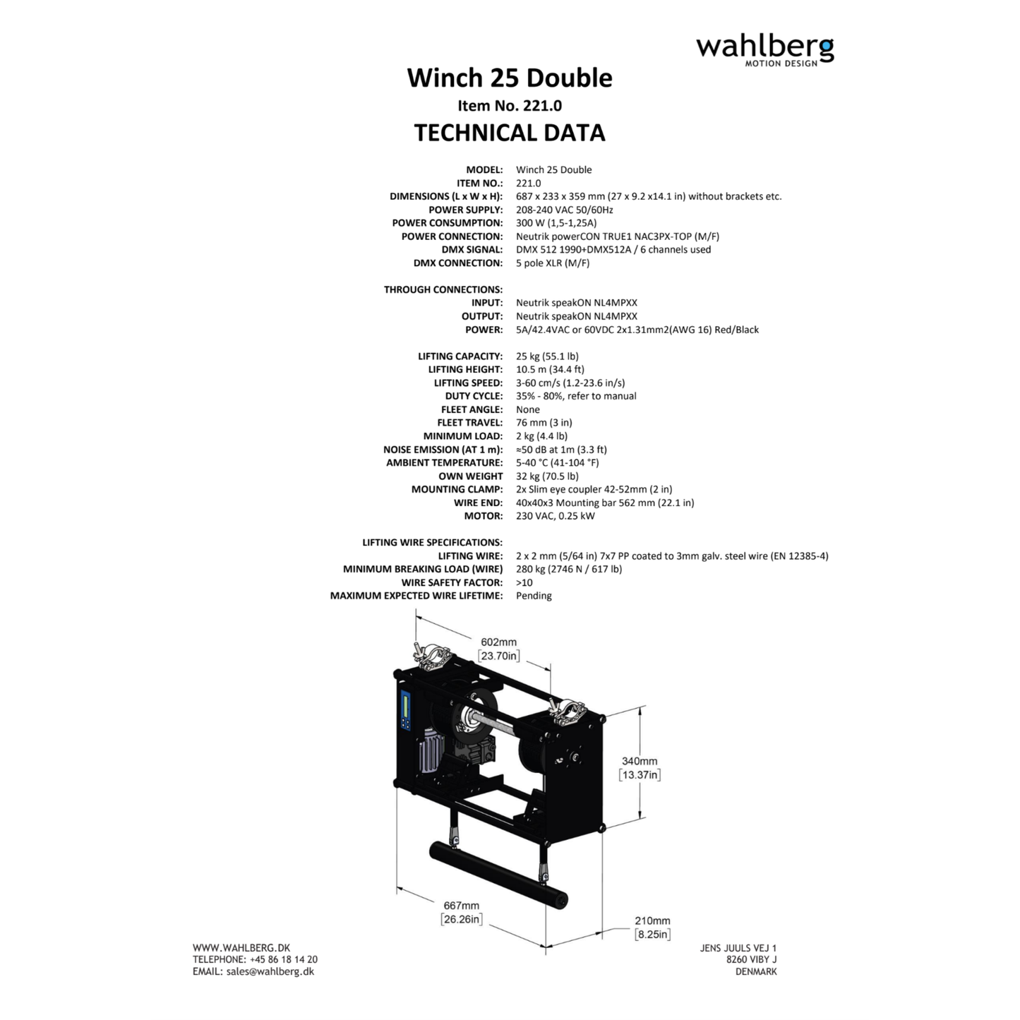 Winch 25 Double