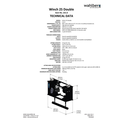 Winch 25 Double